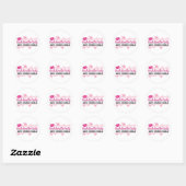 Bachelorette Party - Alles gaat! Ronde Sticker (Vel)