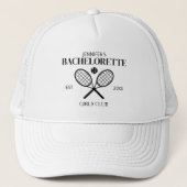 Bachelorette Party Bach Tennis Meisjes Club Weeken Trucker Pet (Voorkant)