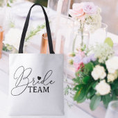 Bachelorette party  bag bride team tote bag