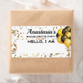 Bachelorette Party ballonpapier voor Confetti Etiket (Insitu)