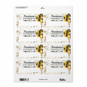 Bachelorette Party ballonpapier voor Confetti Etiket (Full Sheet)