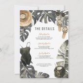 Bachelorette Party Beach Weekend Itinerary Kaart (Achterkant)