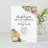 Bachelorette Party Beach Weekend Itinerary Kaart (Staand voorkant)