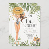 Bachelorette Party Beach Weekend Itinerary Kaart (Voorkant / Achterkant)