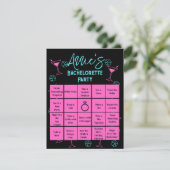 Bachelorette Party Bingo Las Vegas Informatiekaartje (Staand voorkant)