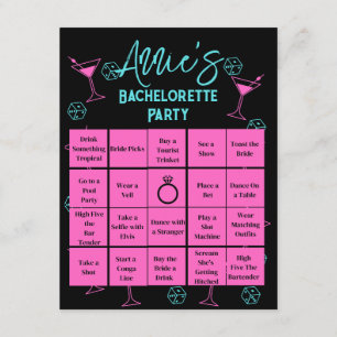 Bachelorette Party Bingo Las Vegas Informatiekaartje