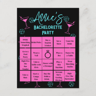 Bachelorette Party Bingo Las Vegas Informatiekaartje