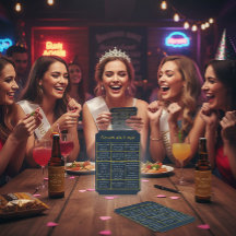 Bachelorette Party Bingo spel | Leuk Vrijgezellenf