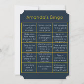 Bachelorette Party Bingo spel | Leuk Vrijgezellenf Kaart (Voorkant)