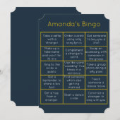 Bachelorette Party Bingo spel | Leuk Vrijgezellenf Kaart (Voorkant / Achterkant)