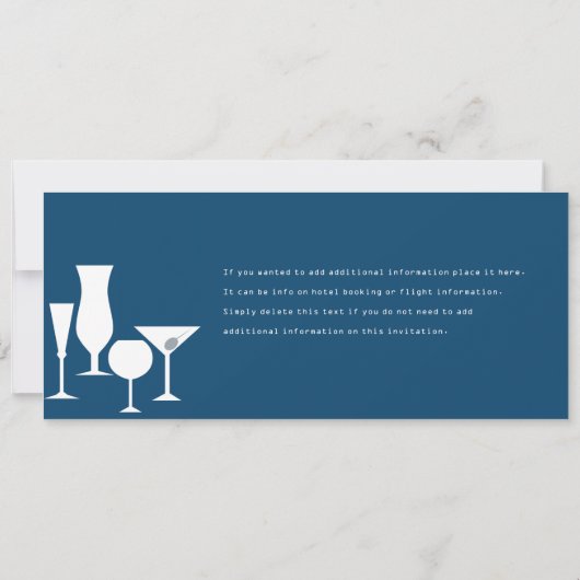 Bachelorette Party Boarding Pass Kaart (Achterkant)