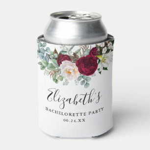 Bachelorette Party Bourgondië Bloemengroen Blikjeskoeler