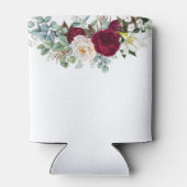 Bachelorette Party Bourgondië Bloemengroen Blikjeskoeler (Achterkant)