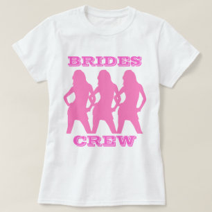 Bachelorette party bridde crew t-shirt