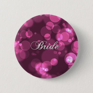 Bachelorette Party bride Button [roze]