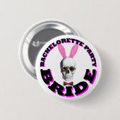 Bachelorette party bride ronde button 5,7 cm (Voorkant /achterkant)