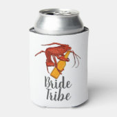 Bachelorette Party Bride Tribe Lobster Custom Blikjeskoeler (Blikje Voorkant)