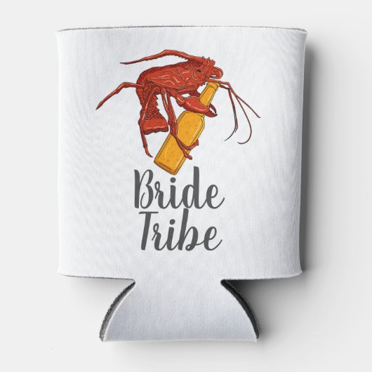 Bachelorette Party Bride Tribe Lobster Custom Blikjeskoeler (Voorkant)