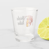 Bachelorette Party Bride Tribe Lobster Custom Shot Glas (Achterkant)