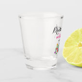 Bachelorette Party Bridesmaid Weddenschap Roze Pai Shot Glas (Links)