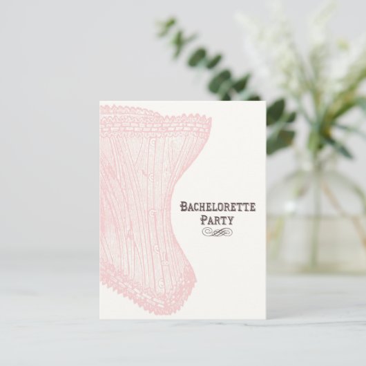 Bachelorette Party Briefkaart (Staand voorkant)