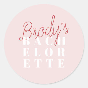 Bachelorette Party - Brody Ronde Sticker