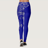 Bachelorette Party bruid om blauw te zijn Leggings (Achterkant)