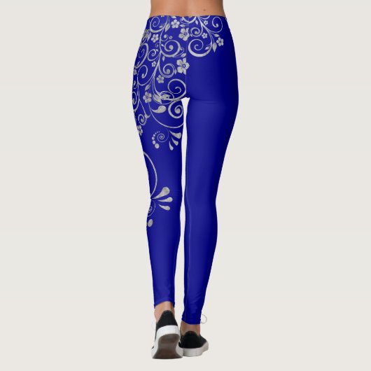 Bachelorette Party bruid om blauw te zijn Leggings (Achterkant)