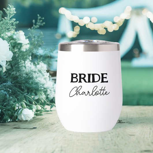 Bachelorette Party bruid om zwart en wit te zijn