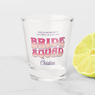 Bachelorette Party Bruid Squad Bruidsmeisje Hot Ro Shot Glas
