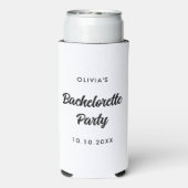 Bachelorette Party Bruidsjurk Borrel Bruidsmeisjes Seltzer Blikjeskoeler (Seltzer Achterkant)