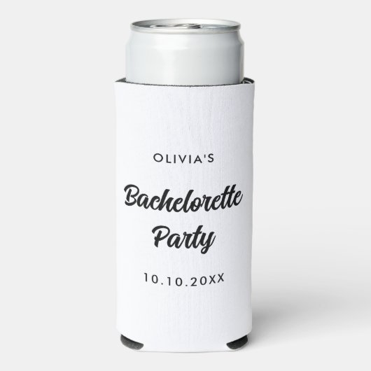 Bachelorette Party Bruidsjurk Borrel Bruidsmeisjes Seltzer Blikjeskoeler (Seltzer Achterkant)