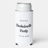 Bachelorette Party Bruidsjurk Borrel Bruidsmeisjes Seltzer Blikjeskoeler (Seltzer Voorkant)