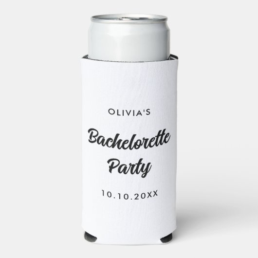 Bachelorette Party Bruidsjurk Borrel Bruidsmeisjes Seltzer Blikjeskoeler (Seltzer Voorkant)