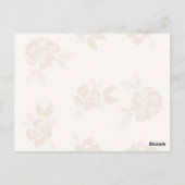 Bachelorette party Bubbly Wijnfles Black Bow Briefkaart (Achterkant)