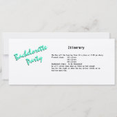 Bachelorette Party Bus Pass Kaart (Achterkant)