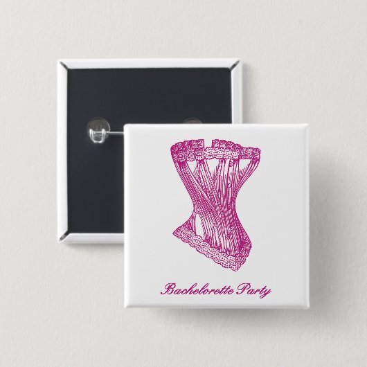 Bachelorette Party Button (Voorkant /achterkant)