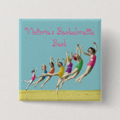 Bachelorette Party Buttonnen Vierkante Button 5,1 Cm (Voorkant)