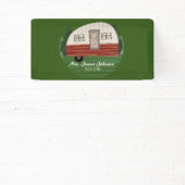 Bachelorette Party Camper Mountains Weekend Green Spandoek (Insitu)