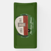 Bachelorette Party Camper Mountains Weekend Green Spandoek (Verticaal)