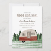 Bachelorette Party Camper Mountains Weekend Kaart (Voorkant)