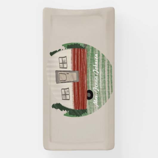 Bachelorette Party Camper Mountains Weekend Spandoek (Verticaal)