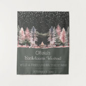 Bachelorette Party Camping Weekend Foto Achtergron Wandkleed (Voorkant)