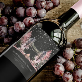 Bachelorette Party Camping Weekend Wijn Etiket