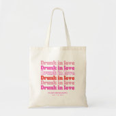 Bachelorette Party Canvas tas Drink in Love Pink (Voorkant)