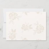 Bachelorette party Champagne fles Zwart Bow Kaart (Achterkant)