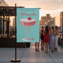 Bachelorette Party Cocktail Welcome Banner