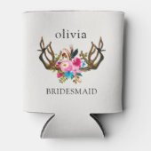 Bachelorette Party Coozie Koelbox rustiek (Voorkant)