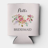 Bachelorette Party Coozy Koelbox Floral Bouquet Blikjeskoeler (Voorkant)