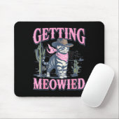 Bachelorette Party Cowgirl Getting Meowied Cat Bri Muismat (Met muis)